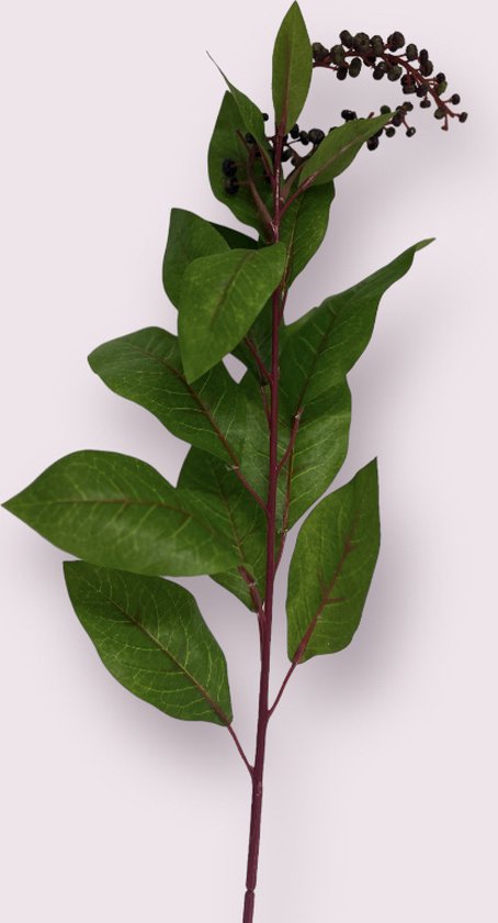 Silk-ka Kunstbloem-Zijden Bloem-Kunsttak Bessentak B 99 Cm 1139629627