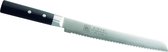 Kiwami Broodmes 35,8 Cm Rvs/hout Zilver/zwart