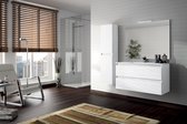 Dexxo Badkamer Meubilair Vita box complete set van 100 cm wit