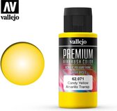 Vallejo Premium Airbrush Color Candy Yellow - 60 ml - VAL62071