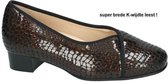 Hassia -Dames -  bruin donker - pumps & hakschoenen - maat 36