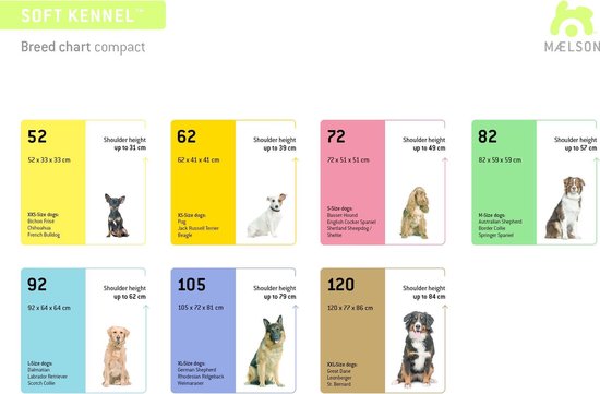 Maelson Soft Kennel - Robuuste hondenbench van zacht materiaal - Opvouwbare  kennel met... | bol.com