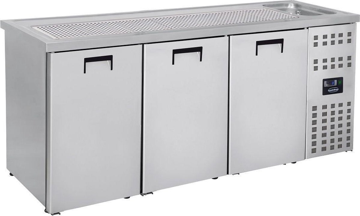 Combisteel Professionele Bierkoeler 3 Deuren 1R | Combisteel | 7489.5330 | Horeca Geen