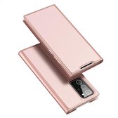 Dux Ducis - pro serie slim wallet hoes - Samsung Galaxy Note 20 Ultra - Rose Goud