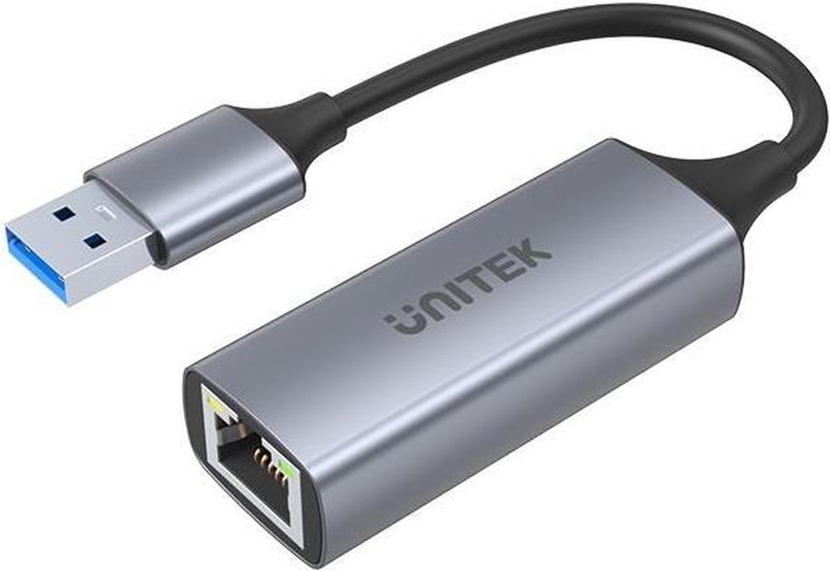 Unitek Kabeladapter U1309A Usb-A 3.1 Gen 1 Naar Rj45 1000 Mbps Voor Smartphones
