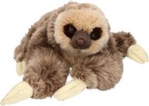 Pluche luiaard knuffel 28 cm speelgoed - Luiaards bosdieren knuffels - Speelgoed voor kinderen