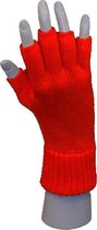 Rubie's Handschoenen Vingerloos Unisex Rood One Size