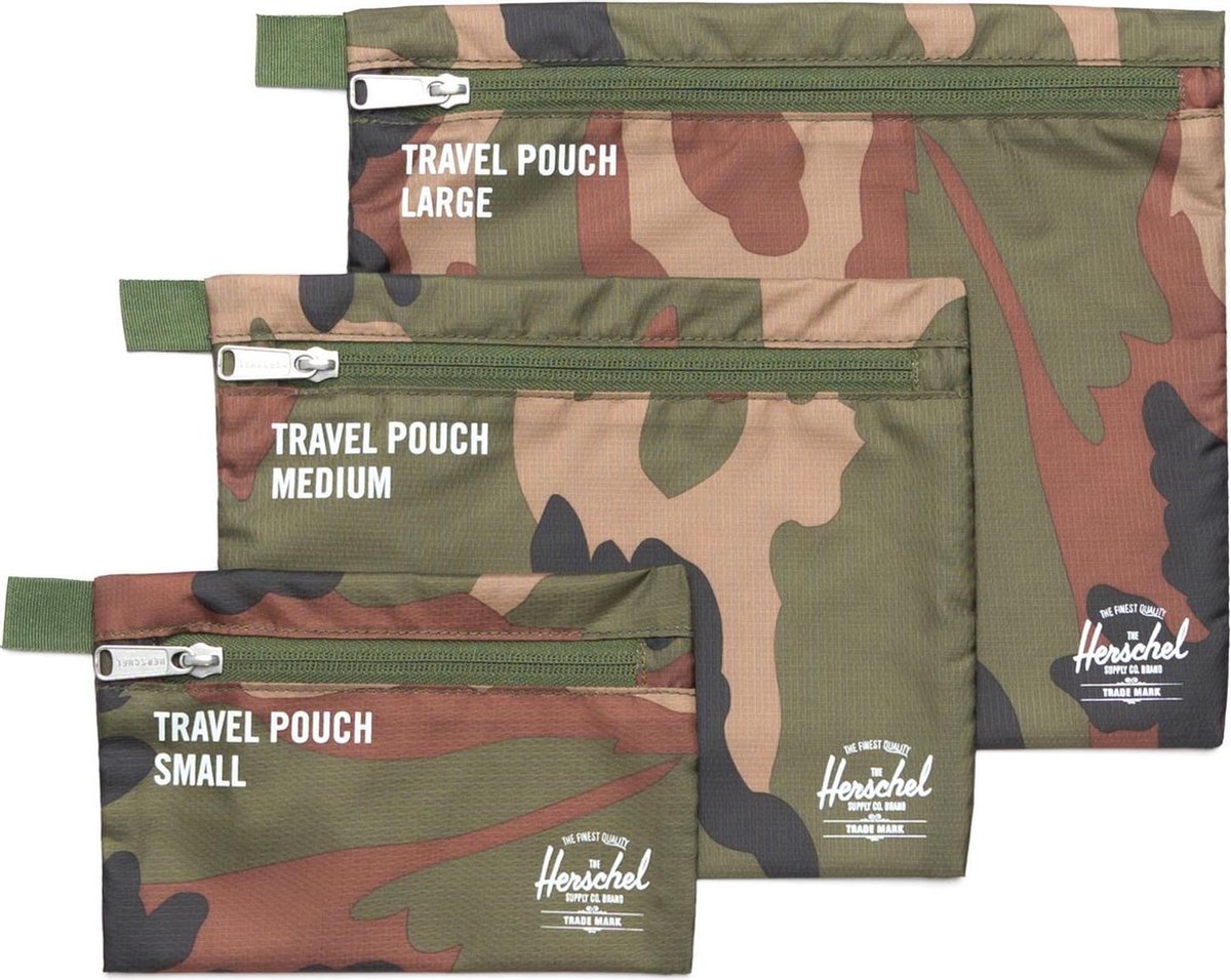 Travel Pouches Woodland Camo / Herschel Travel Accessory / met