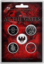 At The Gates Badge/button Drink From The Night Itself Set van 5 Multicolours