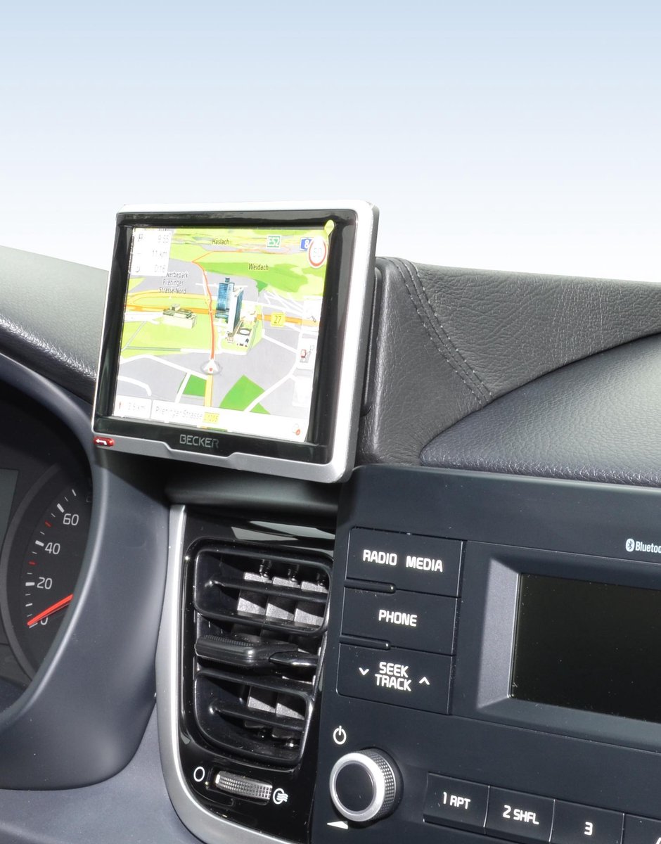 Kuda houder geschikt voor Kia Rio (TypeYB) zonder Navi 2017-2019 Kleur: Zwart