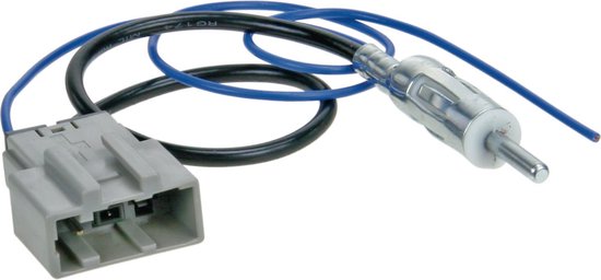 ACV Adattatore Antenna DIN Maschio A ISO Maschio - 1501-15 - Per Autoradio, Vecchio A Nuovo, Con Rivestimento Plastica - 3