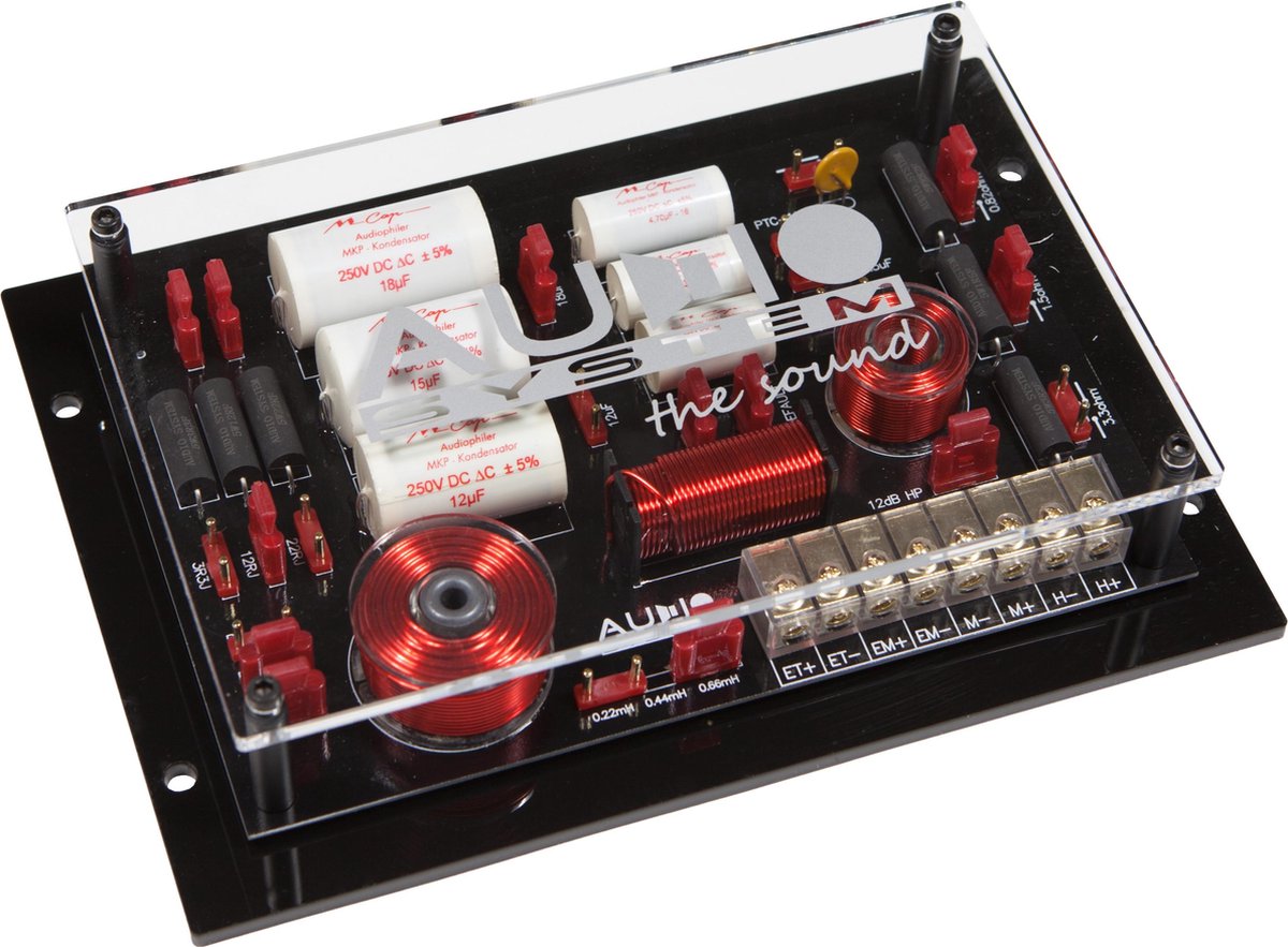 AUDIO SYSTEM Crossover AVALANCHE-SERIES 2-weg ABSOLUTE HIGH END-scheidingsfilter