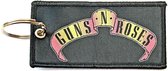 Guns N' Roses Sleutelhanger Scroll Logo Zwart