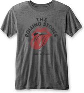 The Rolling Stones Heren Tshirt -M- New York City 75 Grijs