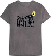 Disenchantment Heren Tshirt -L- See You In Hell Grijs