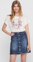 Onlriley Reg Bat S/s Top Box Jrs 15203475 Cloud Dancer/flora