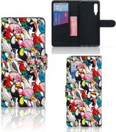 Wallet Book Case Xiaomi Mi 9 Telefoon Hoesje Birds