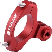 PULUZ Stuur Adapter aluminium stuurhouder voor  GoPro HERO 7 / 6 / 5 / 5 session / 4 session / 4 / 3+/ 3 / 2 / 1   Xiaoyi enz. Sport Cameras(rood)