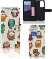 Coque pour Huawei P40 Pro Coque Téléphone Heureux Owls