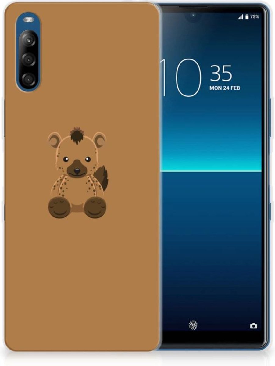 Sony Xperia L4 Telefoonhoesje met Naam Baby Hyena