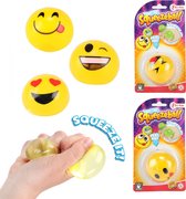Toi-toys Stressbal Squeezeball Big Smile Junior Groen