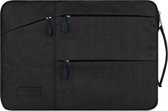 Laptoptas geschikt voor Lenovo ChromeBook - 13.3 / 14 inch sleeve - WiWu Gent Business Sleeve - Laptoptas - Waterafstotend - Zwart