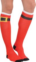 Amscan Sokken Kerst Katoen Rood/zwart One-size