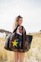 Mycha Ibiza - reistas - weekendtas heren - handbagage tas - strandtas - canvas tas - Ikea tas - 9203