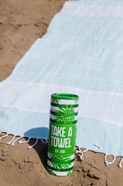 Take A Towel Hamamdoek groen Tropical TAT 2-1
