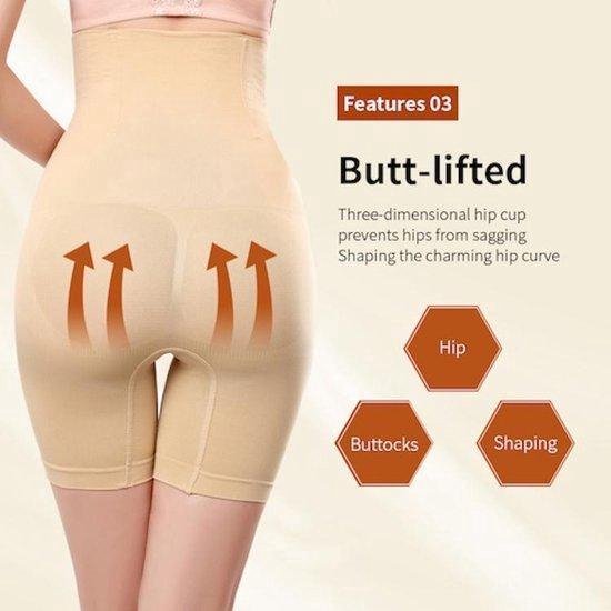 Corrigerend ondergoed voor billen, buik en dijen - corrigerend ondergoed high waist - Beige/Creme - maat M/L