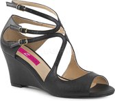 Pleaser Pink Label Hoge hakken -44 Shoes- KIMBERLY-04 US 13 Zwart