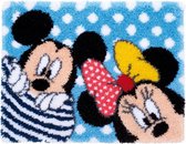 Disney Mickey en Minnie kiekeboe Knooptapijt
