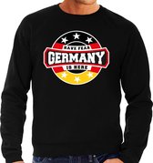 Have fear Germany is here / Duitsland supporter sweater zwart voor heren M