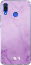 Huawei Nova 3 Hoesje Transparant TPU Case - Lilac Marble #ffffff