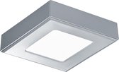 LED Plafondlamp - Plafondverlichting - Inbouw - Trion Ruo - 6W - Warm Wit 3000K - Vierkant - Mat Titaan - Kunststof - BES LED