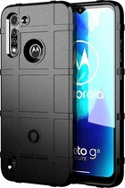 Hoesje voor Motorola Moto G8 Power Lite - Beschermende hoes - Back Cover - TPU Case - Zwart