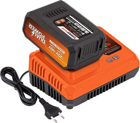 Powerplus Dual Power POWDP9051 Snellader - 20V & 2x20V - 4.0Ah