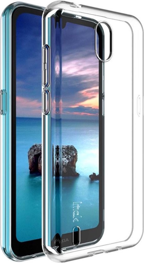 IMAK TPU Back Cover - Geschikt voor Nokia 1.3 Hoesje - Transparant