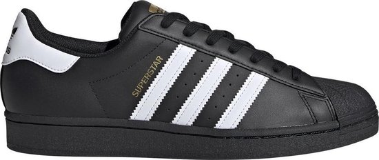 adidas Superstar Heren Sneakers - Core Black/Ftwr White/Core Black - Maat 45 1/3
