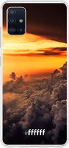 Samsung Galaxy A51 Hoesje Transparant TPU Case - Sea of Clouds #ffffff