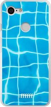 Google Pixel 3 Hoesje Transparant TPU Case - Blue Pool #ffffff