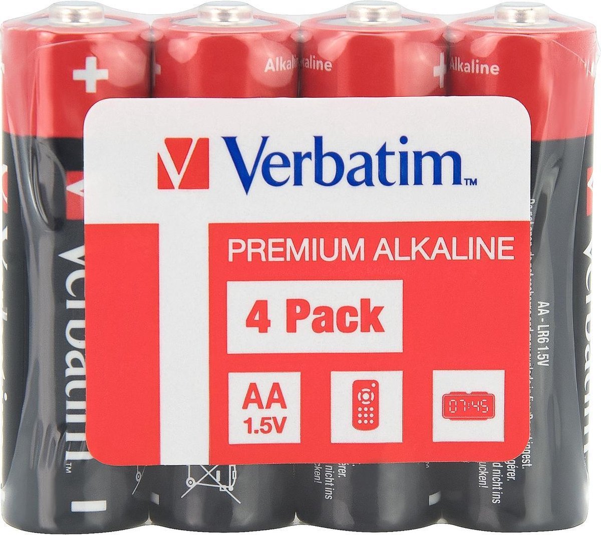 Verbatim Alkaline batterij AA 4x(#49501)
