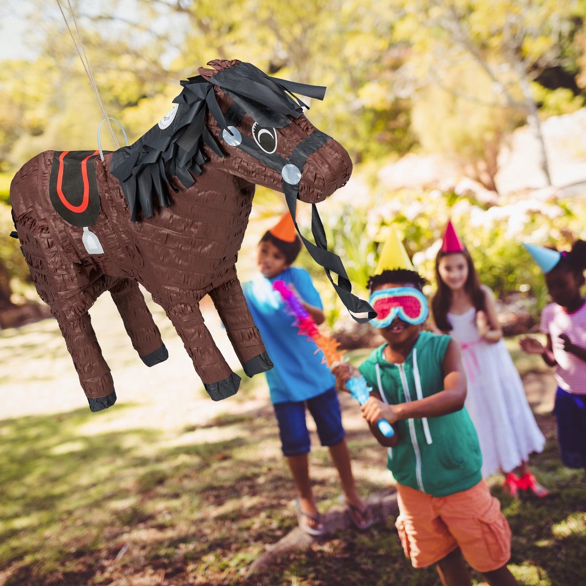 Bol Com Relaxdays Pinata Paard Meisjes Kinderen Leeg Paarden Pinata Pony Decoratie