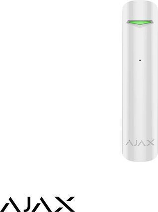 Ajax GlassProtect, wit, draadloze akoestische glasbreukmelder