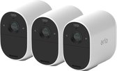 Arlo Essential Spotlight Camera Wit 3-STUKS - Beveiligingscamera - IP Camera - Binnen & Buiten - Bewegingssensor - Smart Home - Inbraakbeveiliging - Night Vision - Excl. Smart Hub - Incl. 90 