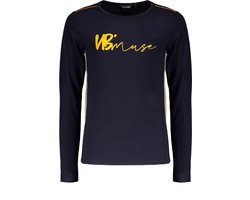 Nobell' Meisjes t-shirts & polos Nobell' Kanoux tshirt l/sl NB Muse Grey Navy 158/164