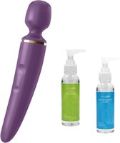 Satisfyer Wand-er Woman – Paars/Goud - GRATIS Pleasure Glide Glijmiddel & Toycleaner