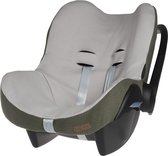 Baby's Only Baby autostoelhoes 0+ Classic - Hoes voor autostoel groep 0+ - Geschikt voor Maxi-Cosi - Khaki - Geschikt voor 3-puntsgordel
