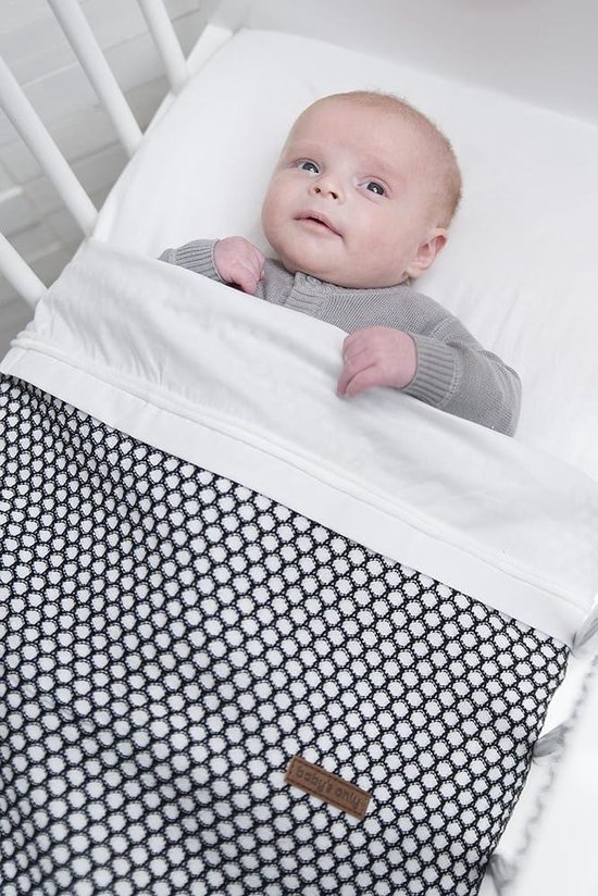 Baby's Only Gebreide ledikantdeken soft - Goud-Ivoor Mêlee