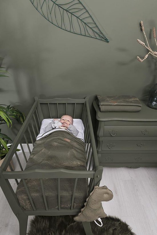Baby's Only Gebreid baby Muziekdoosje - Muziekhanger dino Marble - Cool Grey/Lila - Muziek speelgoed van Baby's Only — afbeelding 3